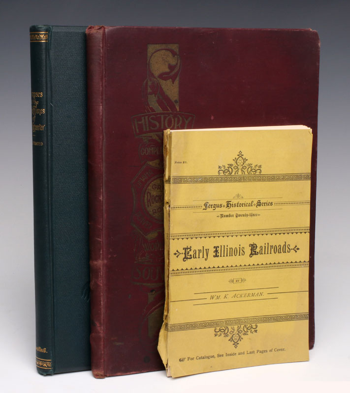 THREE 19th C. BOOKS OF RAILROAD HISTORY