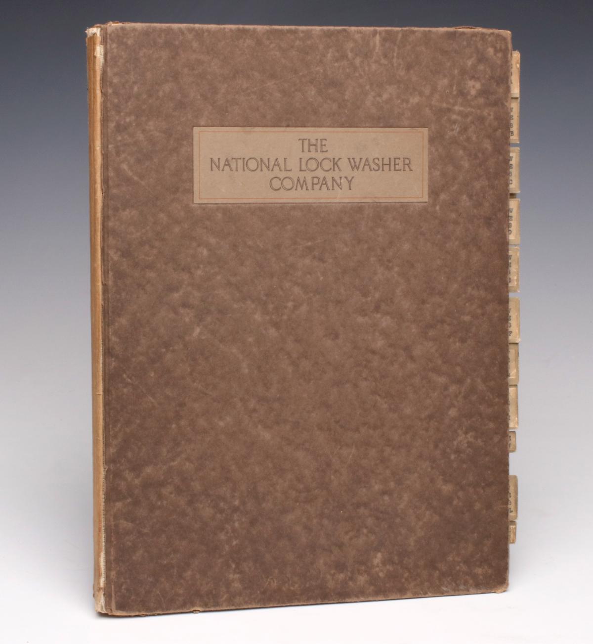 1925 NATIONAL LOCK WASHER COMPANY TRADE CATALOG