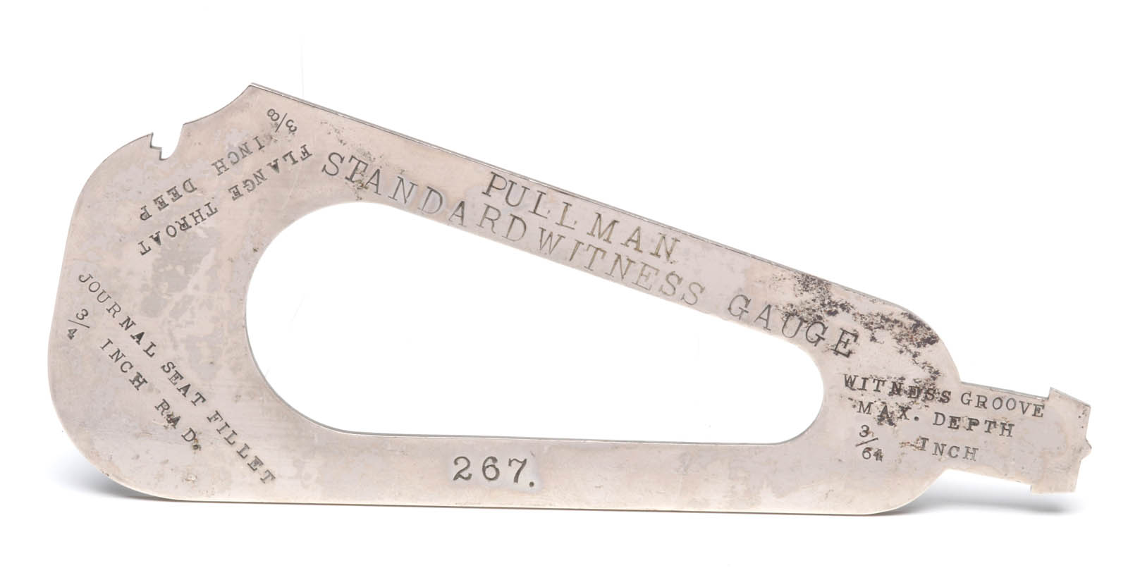 A PULLMAN STANDARD WITNESS RAILROAD GAUGE