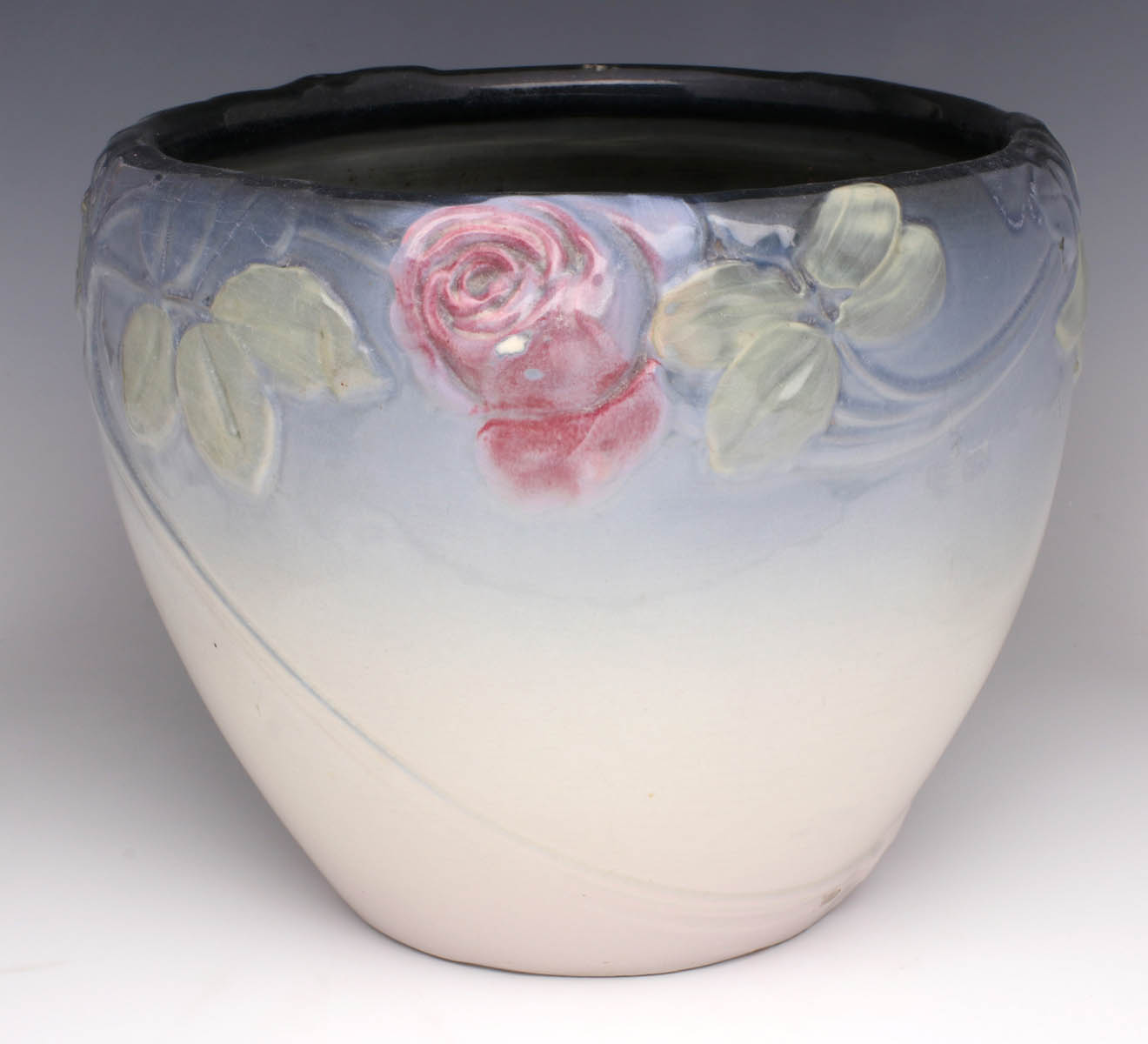 A WELLER 'EOCEAN' ART POTTERY JARDINERE