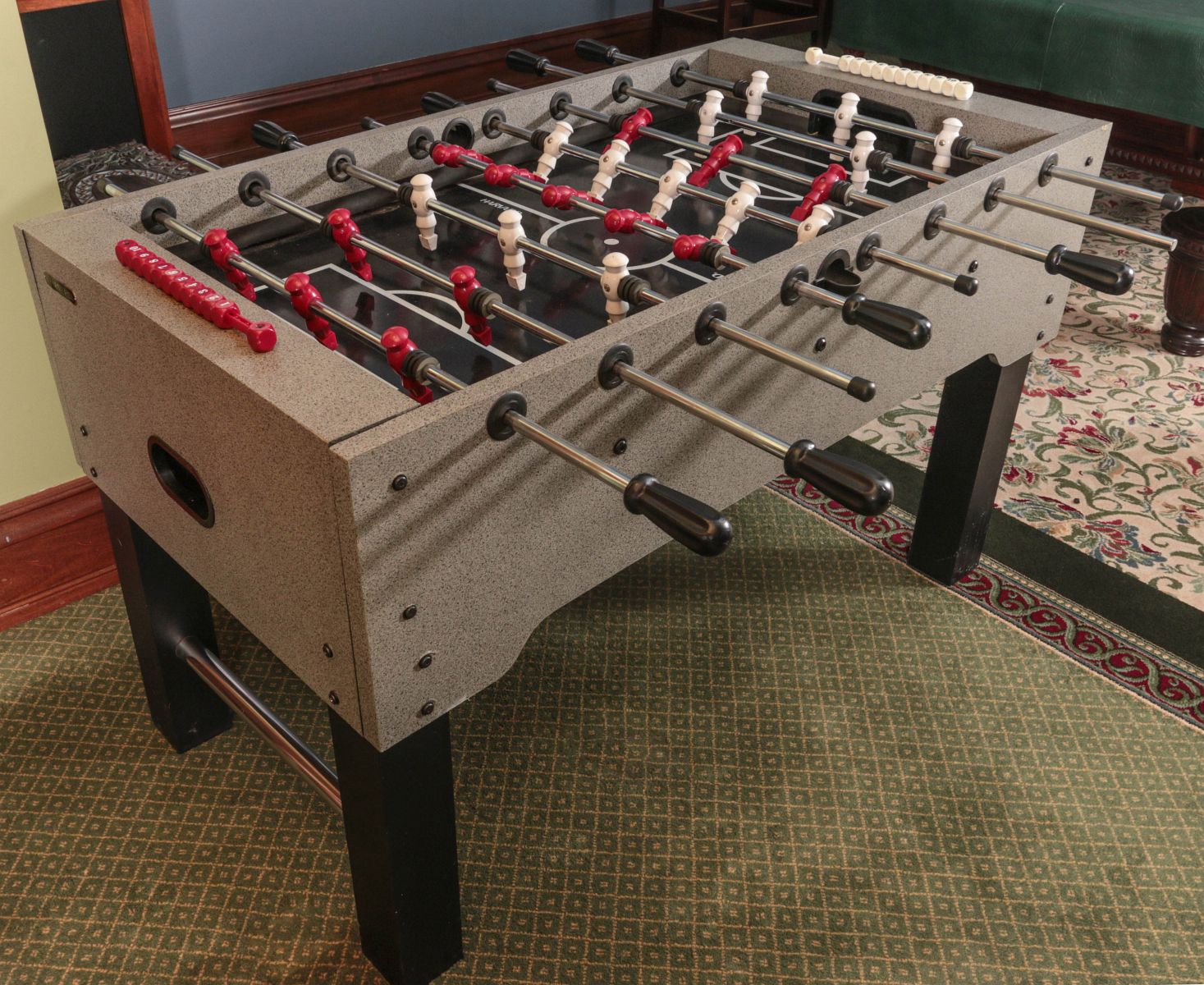 A HARVARD BRAND FOOSBALL TABLE