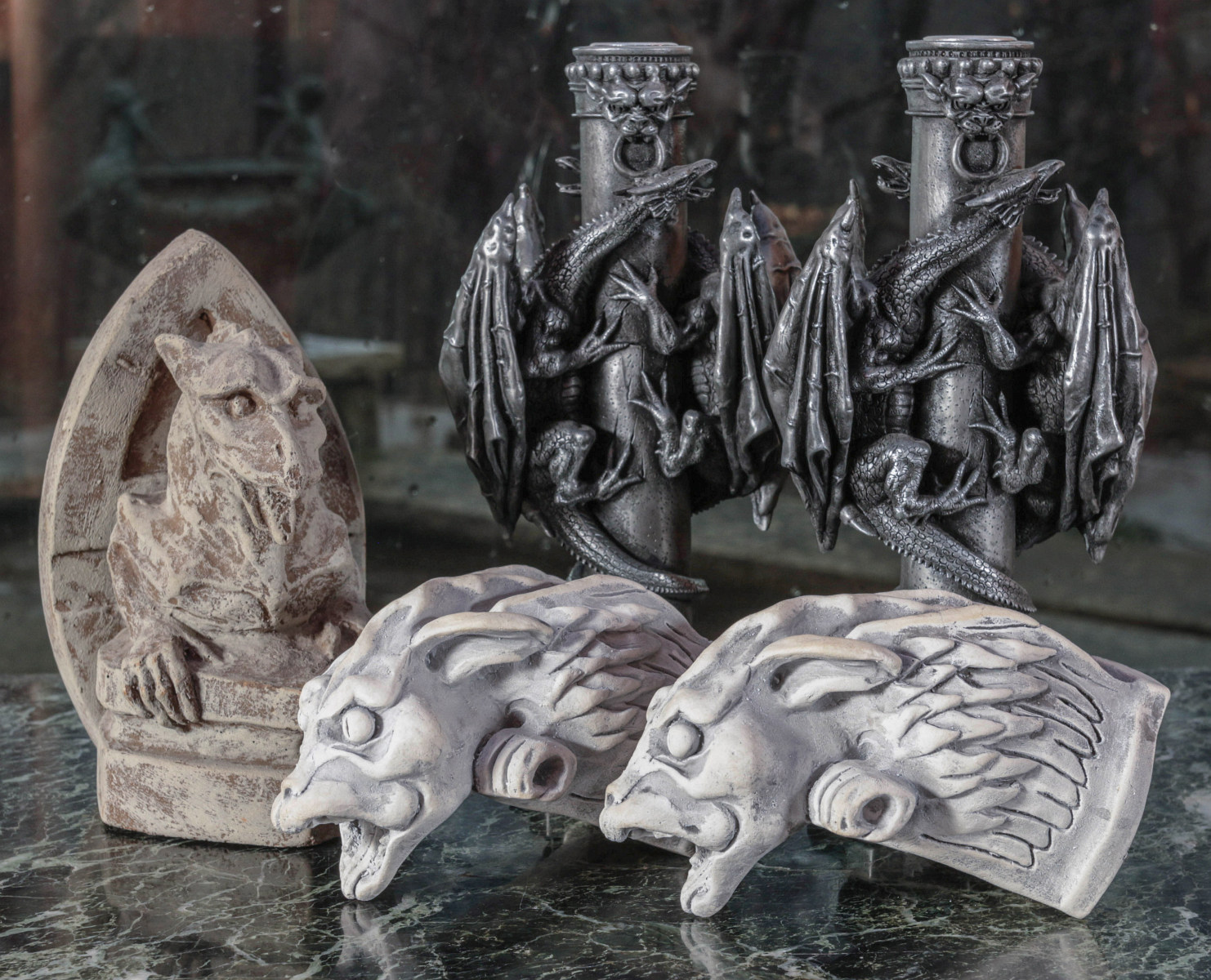 DRAGON AND GARGOYLE THEME DECORATIVE NOVELTIES