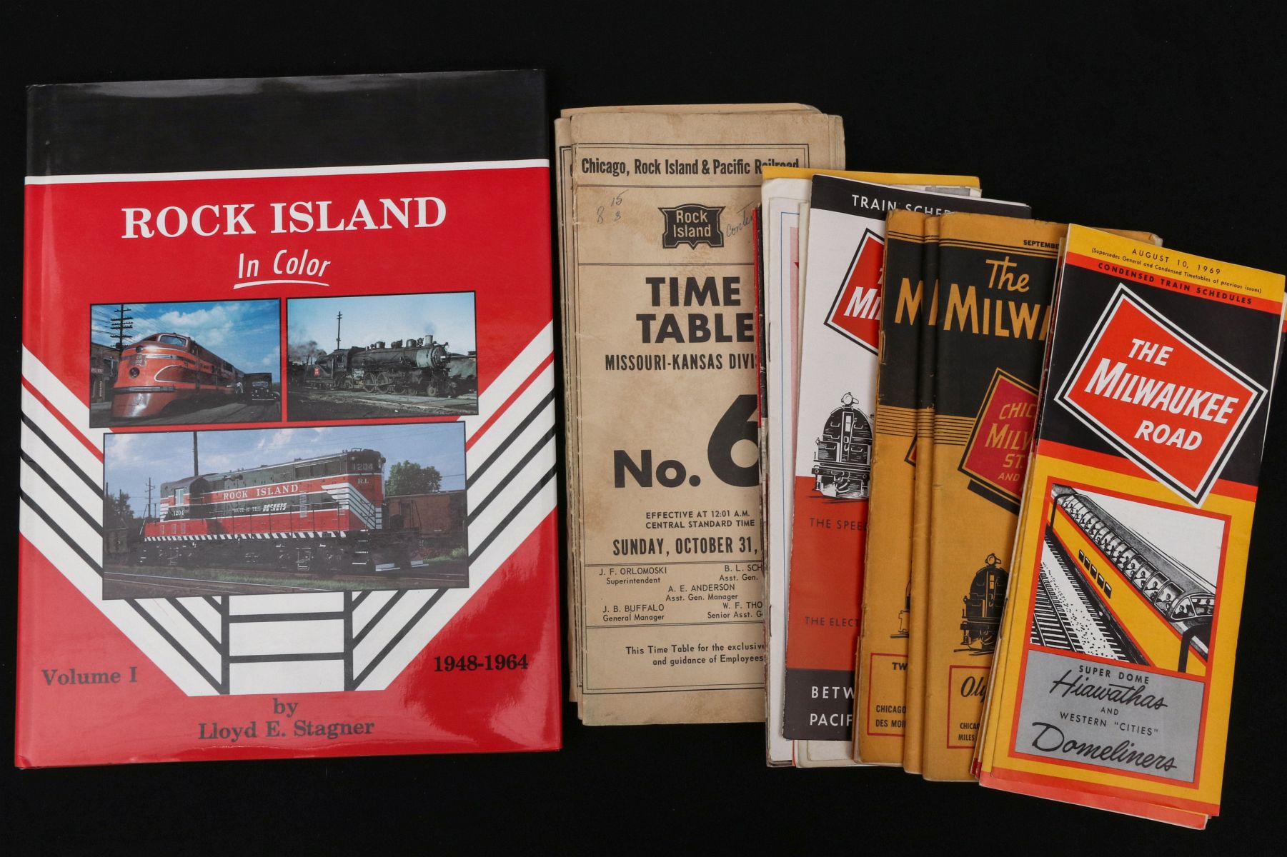 ROCK ISLAND AND MILWAUKEE ROAD RR EPHEMERA LOT