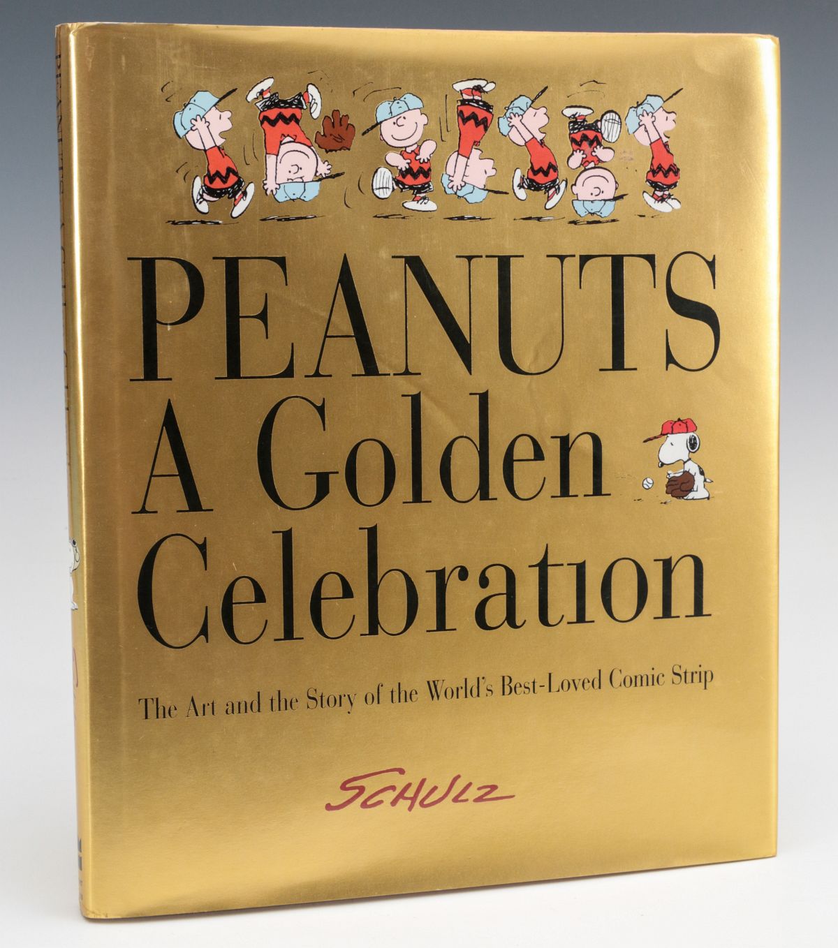 CHARLES SCHULZ SIGNED 'PEANUTS' COMPENDIUM BOOK