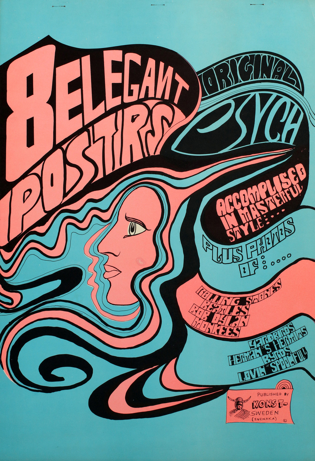 #257: THE COVER DESIGN FOR 1960s PSYCHEDELIC ROCK POSTER SET