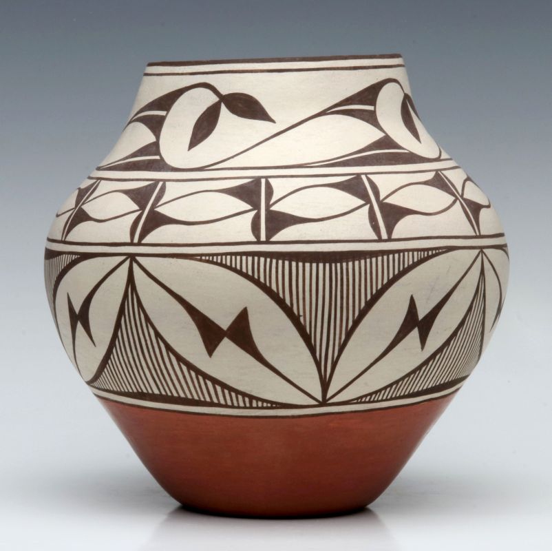 CANDELARIA GACHUPIN (1908-1997) LARGE ZIA POTTERY OLLA