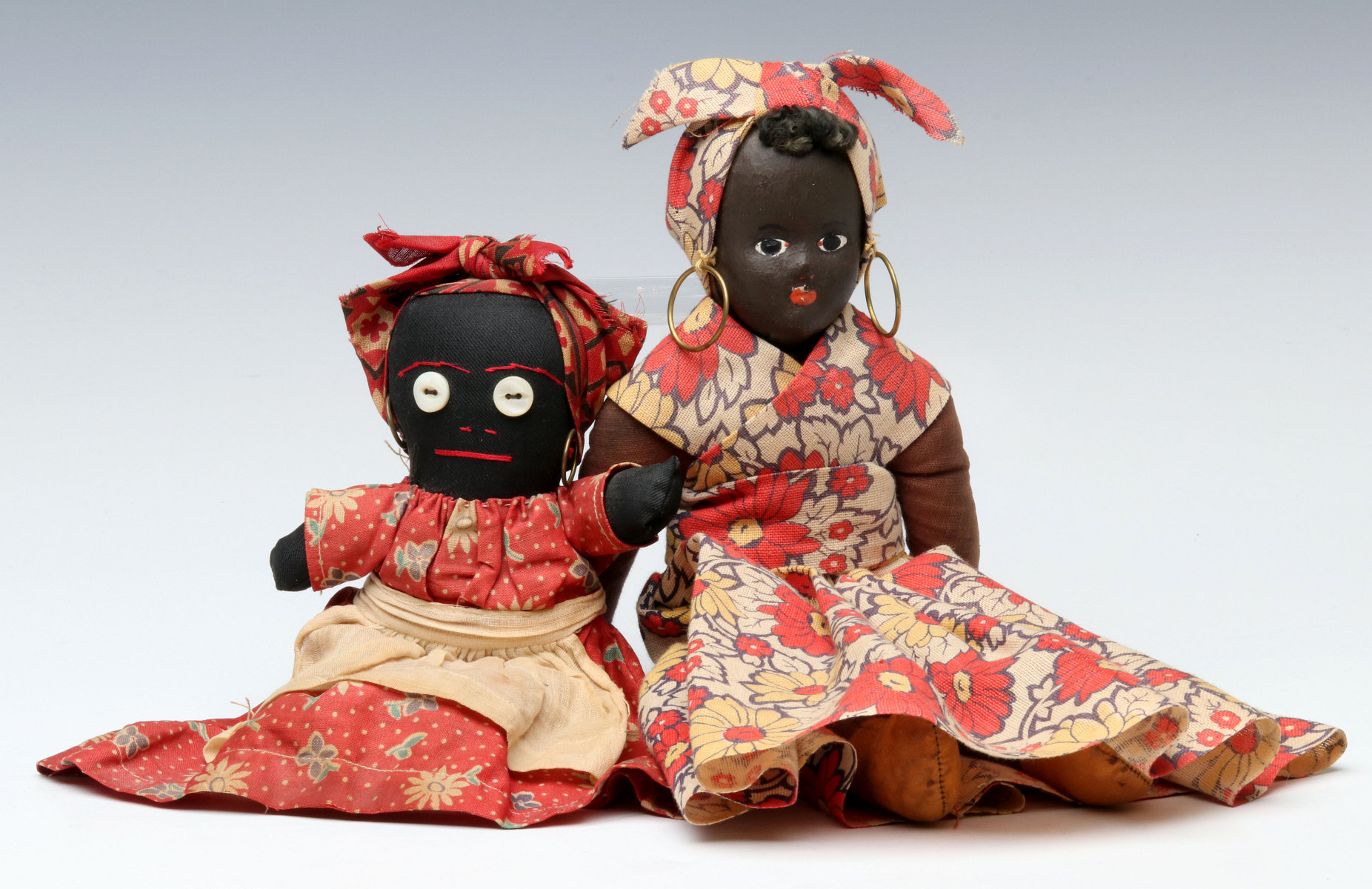 BLACK AMERICANA AND ETHNIC VINTAGE CLOTH DOLLS