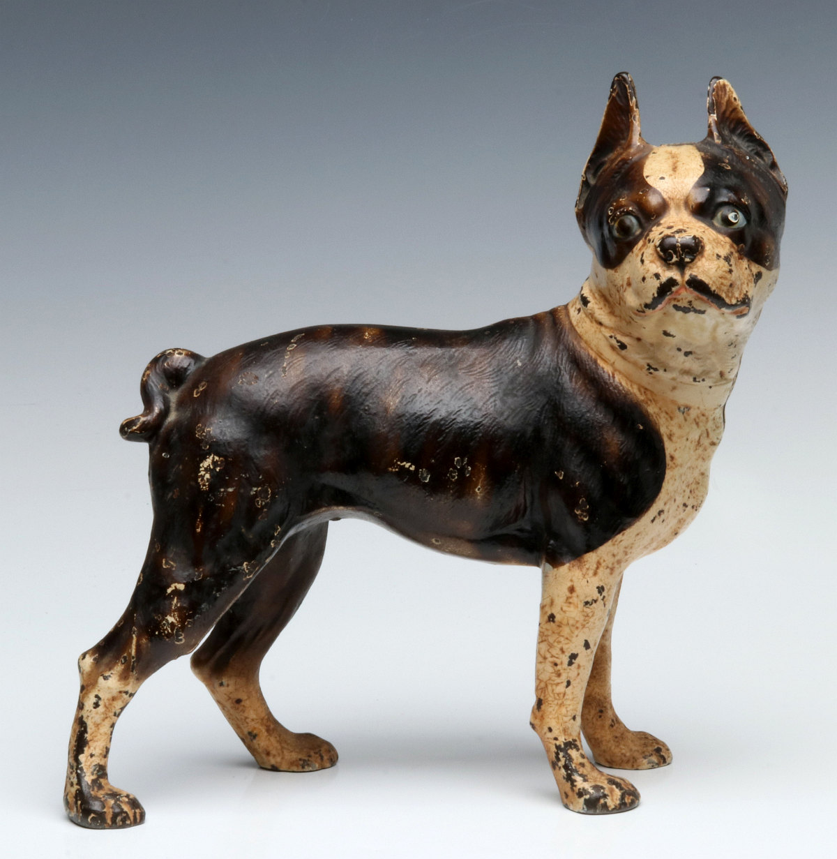 A HUBLEY BOSTON TERRIER DOORSTOP NO. 331