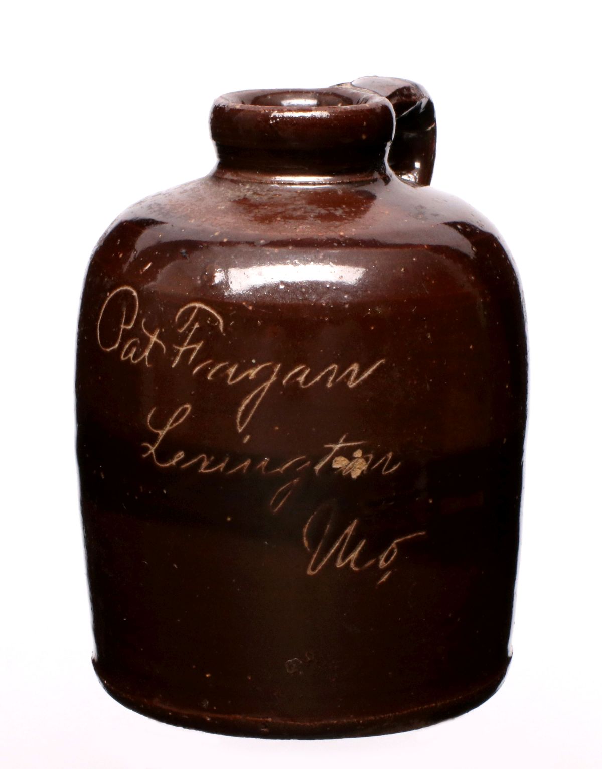 RARE MISSOURI STONEWARE, PAT FAGAN'S SALOON LEXINGTON