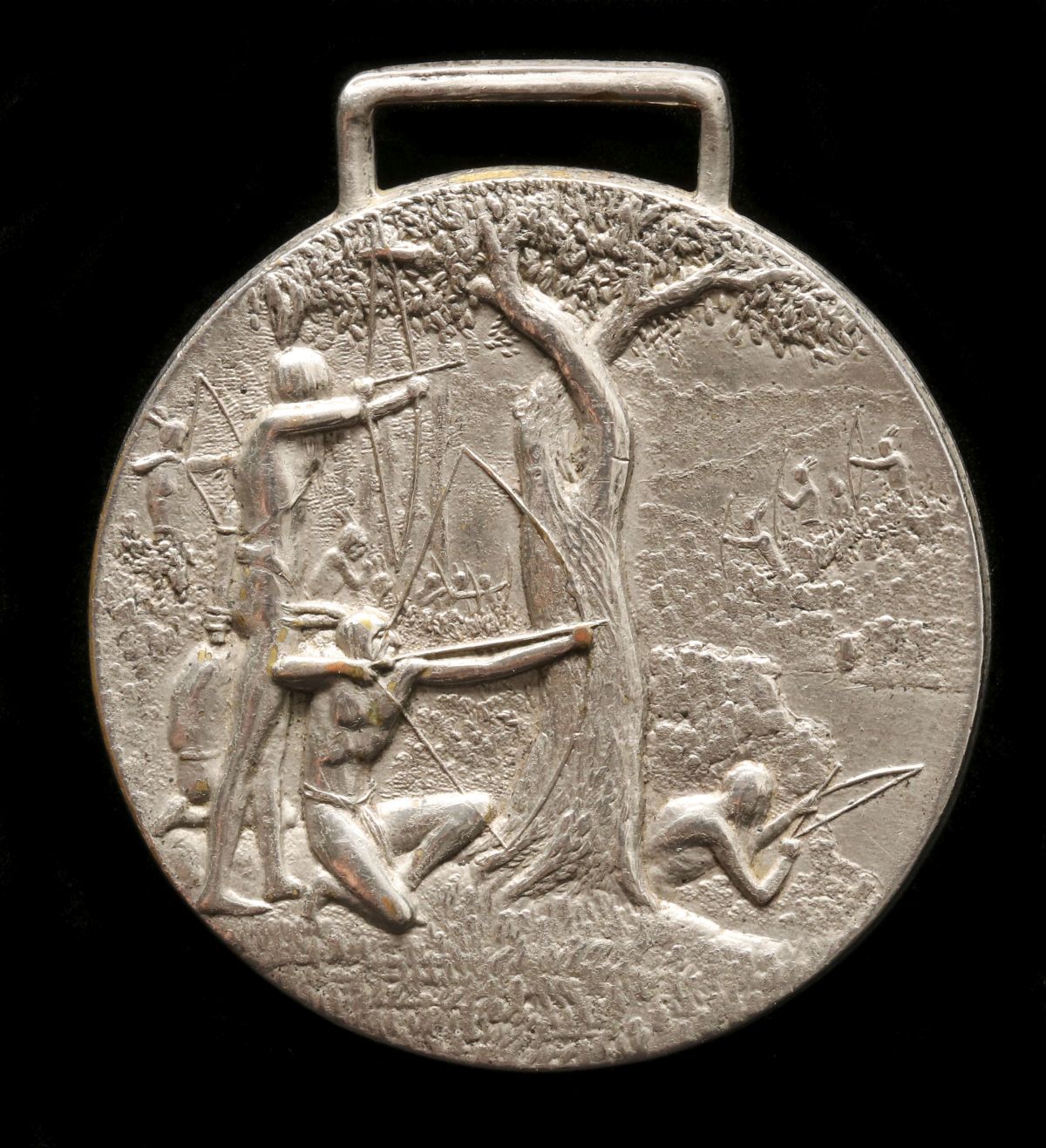 A BATTLE CREEK HOMECOMING WATCH FOB 1913