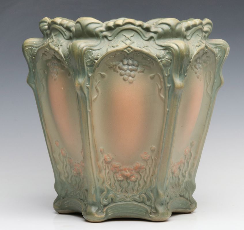 A WELLER ART POTTERY L'ART NOUVEAU JARDINIERE