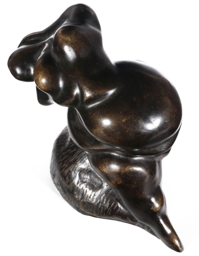 A JORGE QUINTERO (20TH C. VENEZUELA) BRONZE SCULPTURE