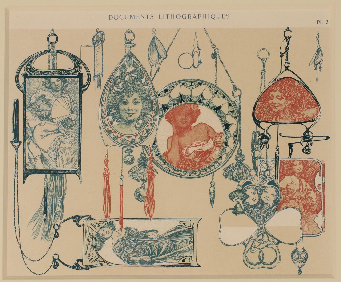 ALPHONSE MUCHA (1860-1939) DOCUMENTS LITHOGRAPHIQUES