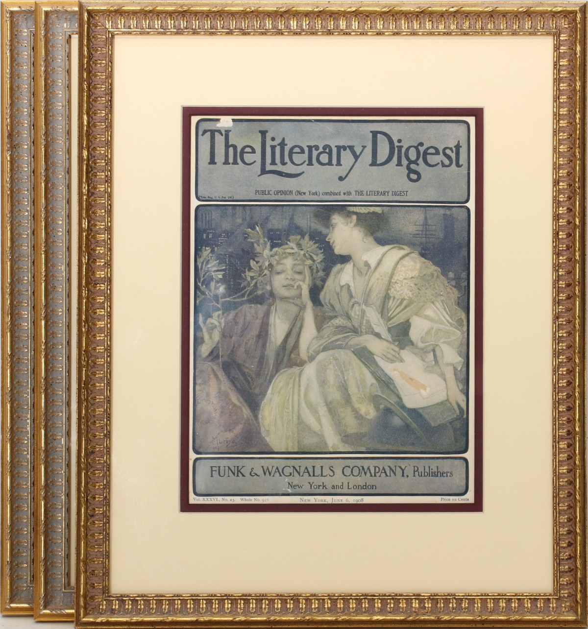 ALPHONSE MUCHA AND JC LEYENDECKER FOR LITERARY DIGEST