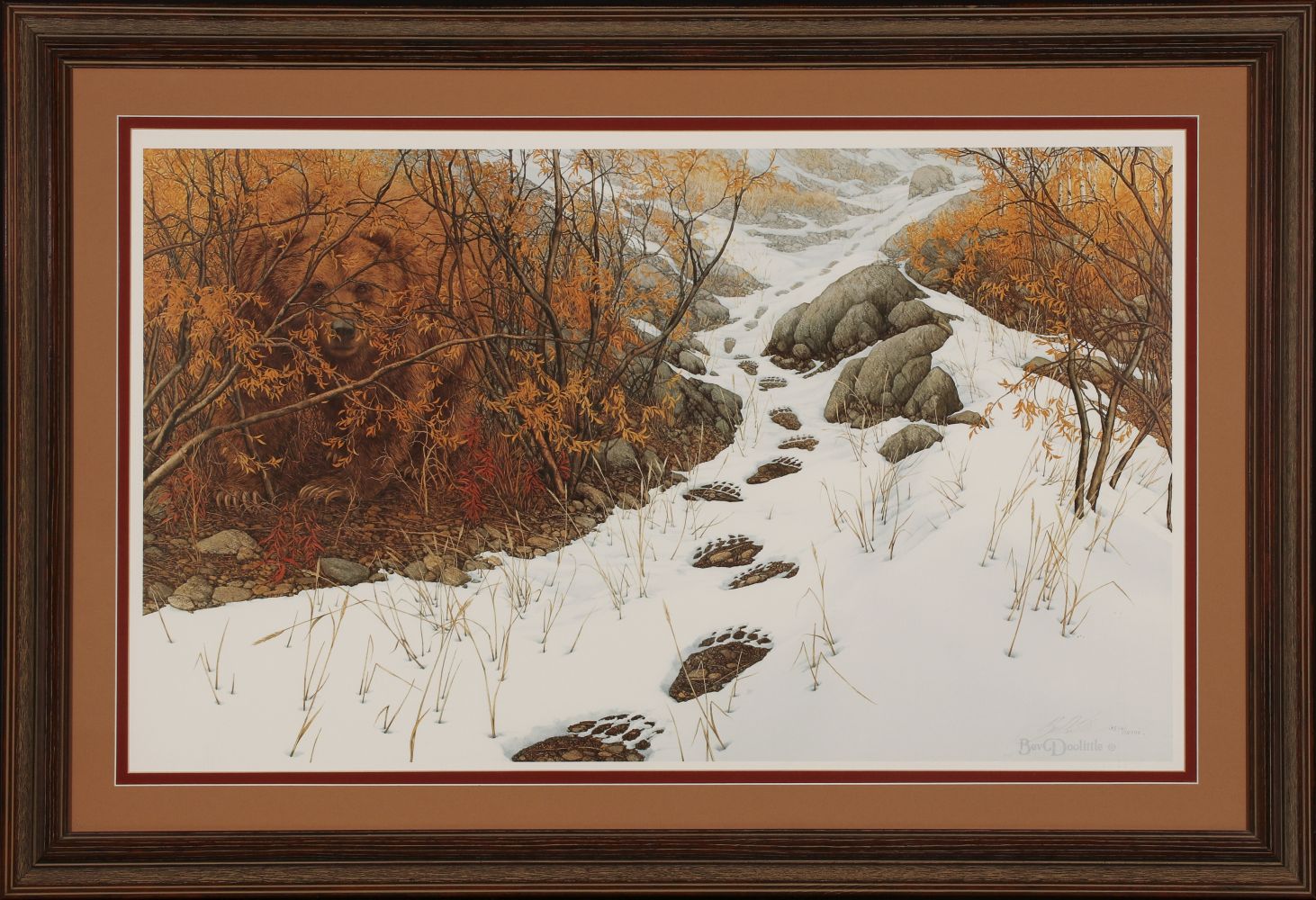 BEV DOOLITTLE (B. 1947) PENCIL SIGNED COLOR LITHOGRAPH