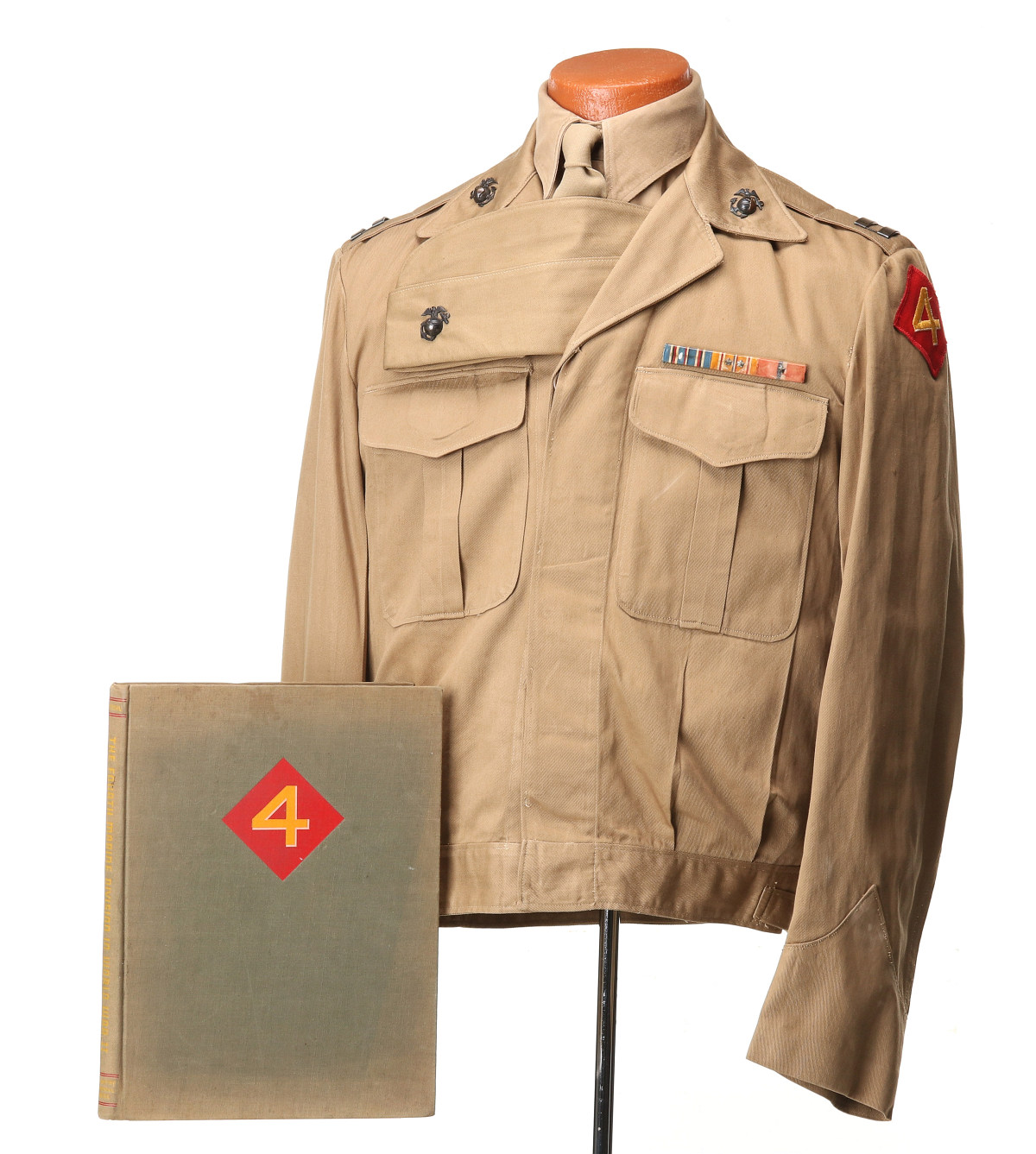 WWII ARMY CAPT VANDERGRIFT JACKET UNIFORM, UNIT HISTORY