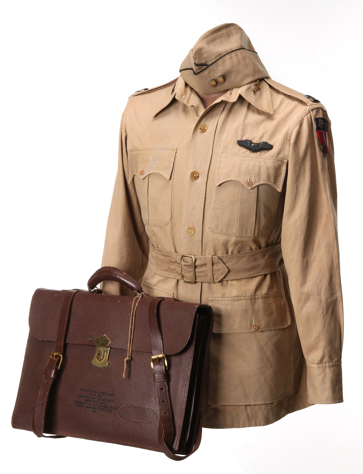 CBI CAPTAIN'S AAF TROPICAL UNIFORM AND ACCOUTRMENTS