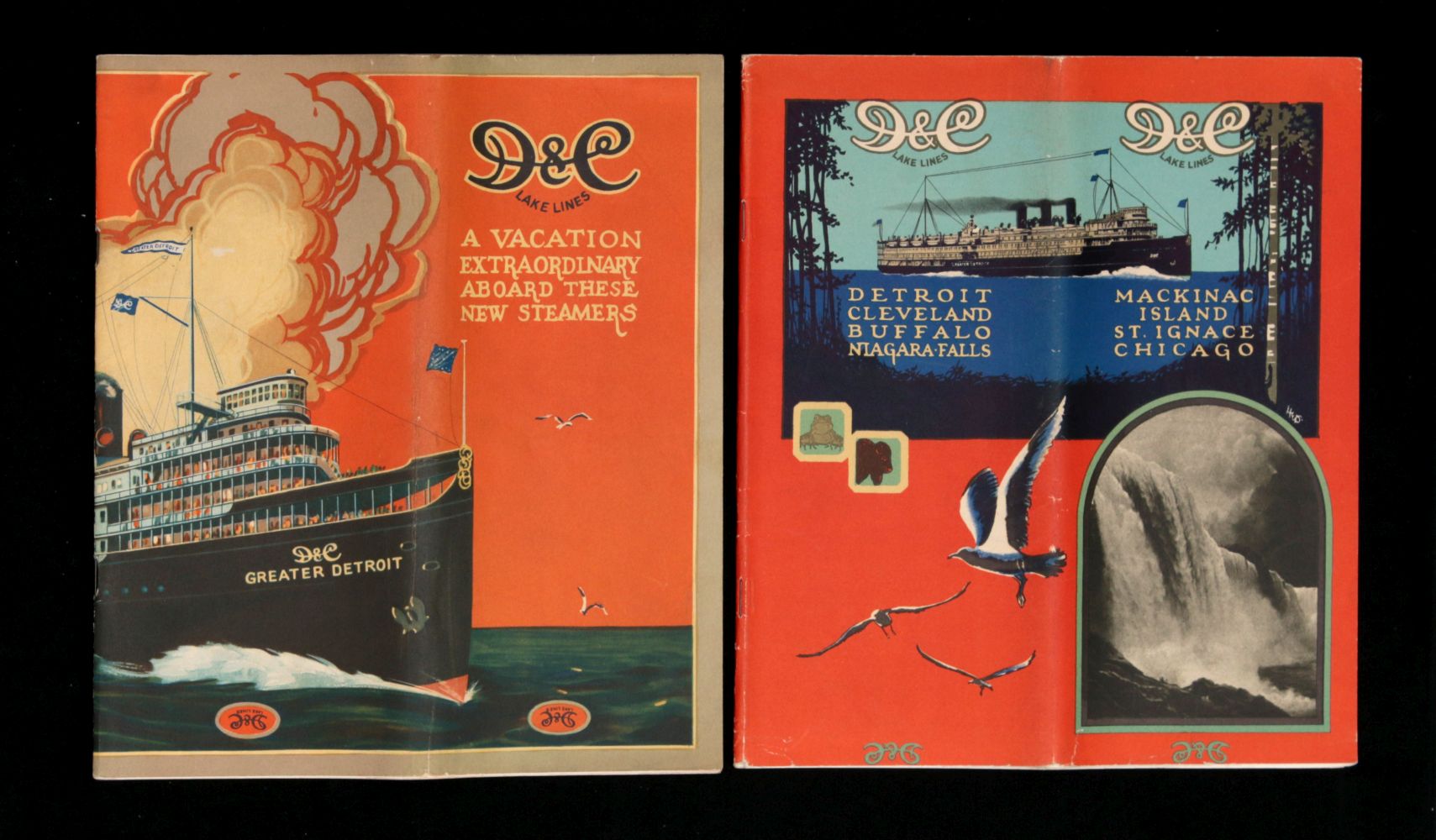 DETROIT & CLEVELAND STEAMSHIP LINE SCHEDULES, ETC.