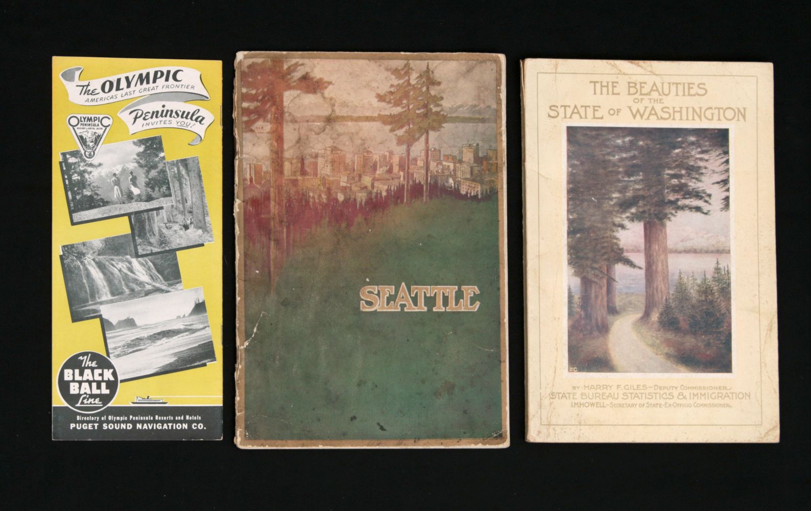 PUGET SOUND STEAMSHIP NAVIGATION BOOKLETS AND MAPS