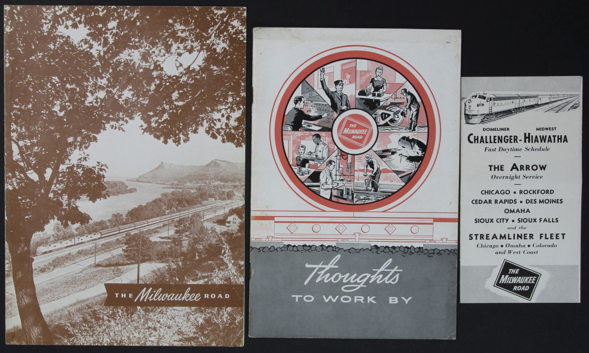 EARLY TO MID 20TH CENT MILWAUKEE ROAD RR EPHEMERA