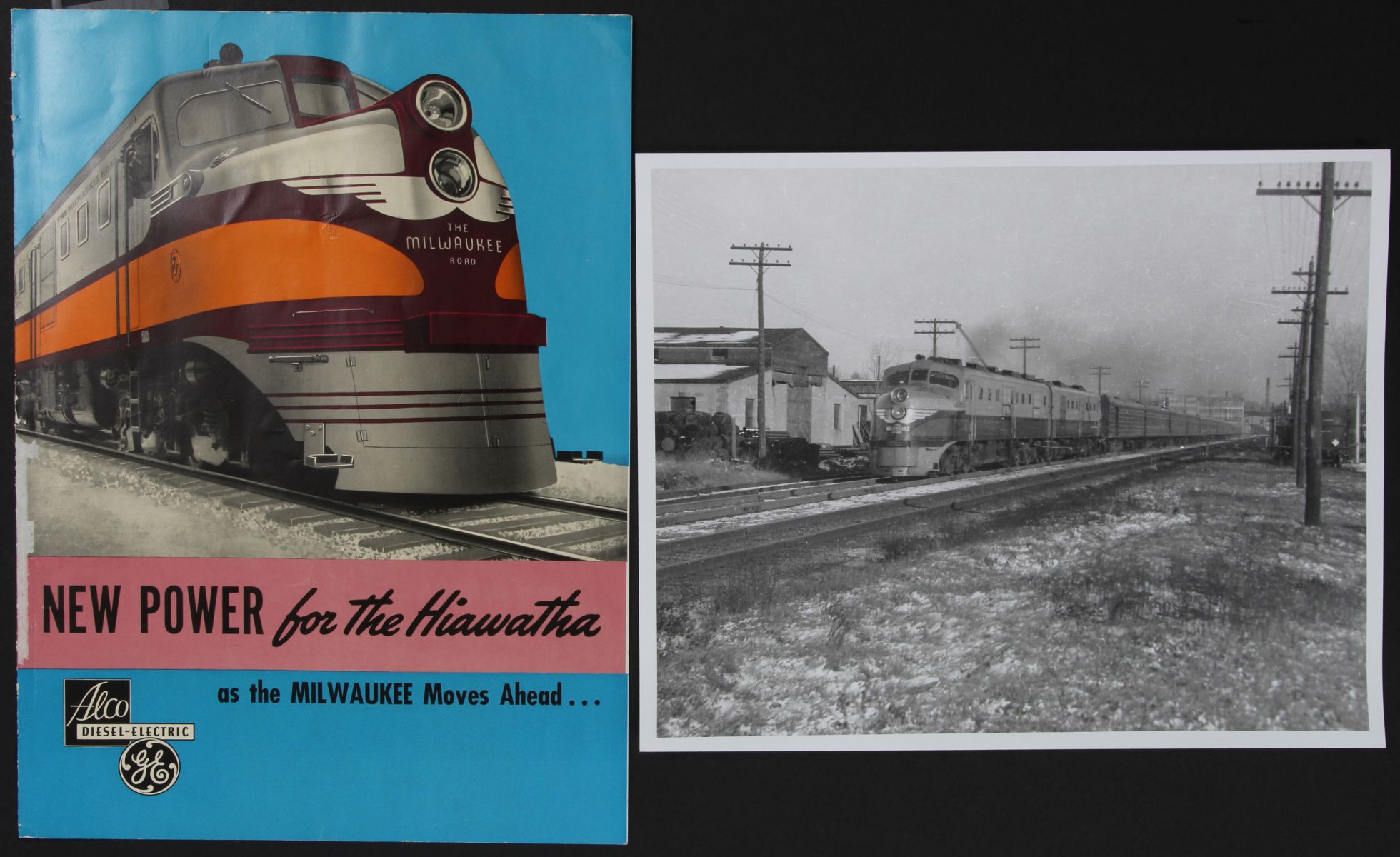 EARLY TO MID 20TH CENT MILWAUKEE ROAD RR EPHEMERA