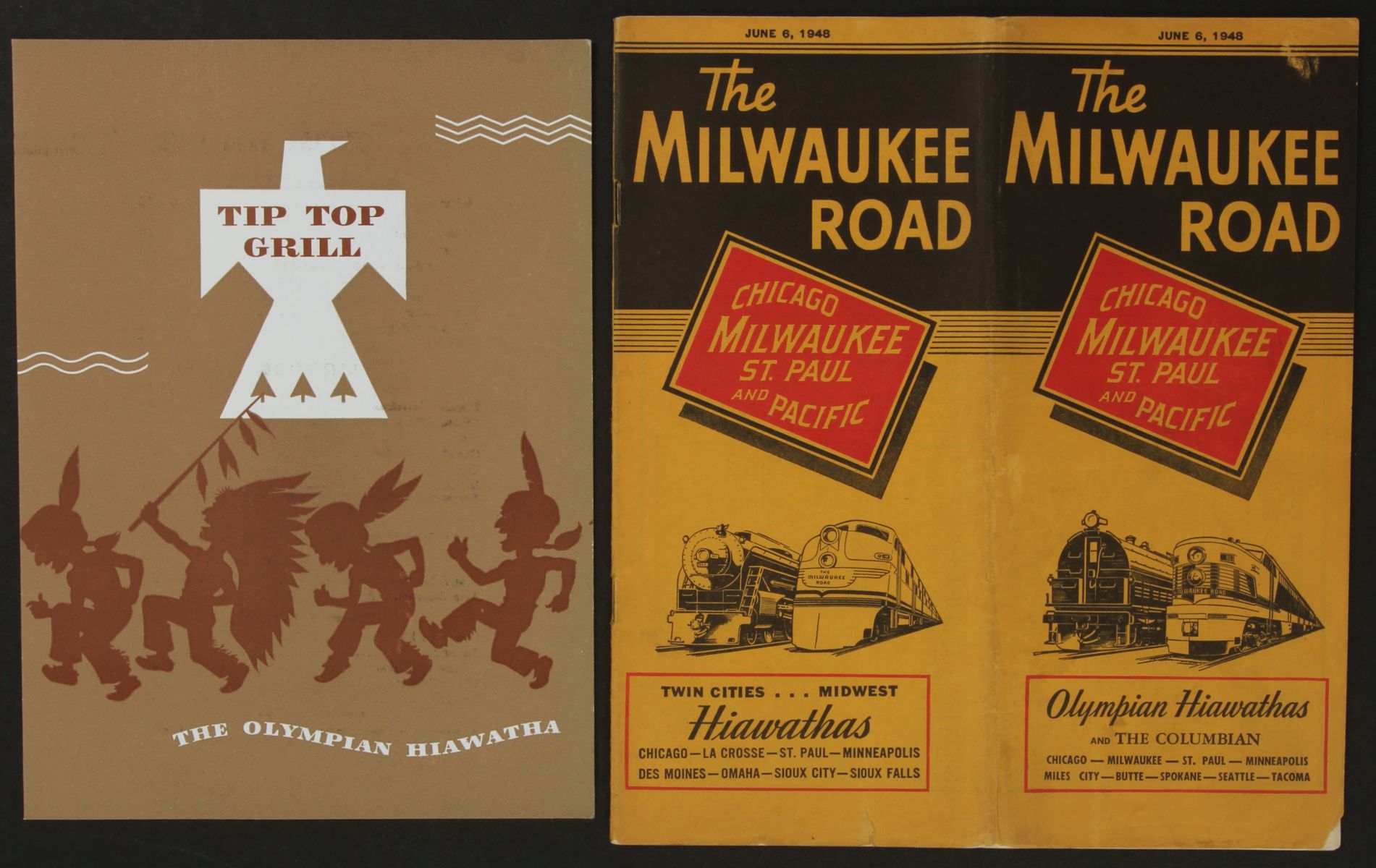 EARLY TO MID 20TH CENT MILWAUKEE ROAD RR EPHEMERA