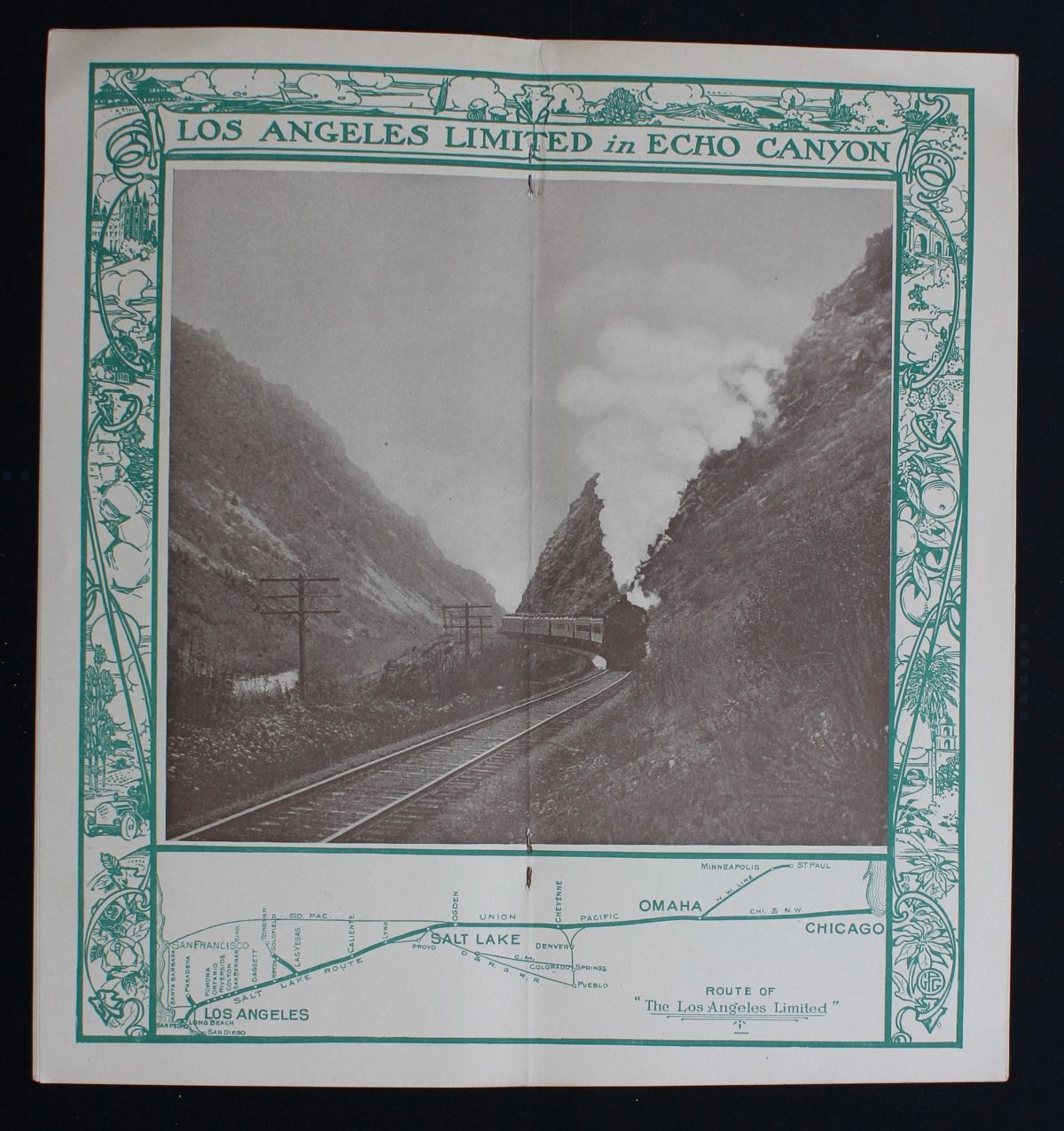 A COLLECTION OF UNION PACIFIC PASSENGER TRAIN EPHEMERA