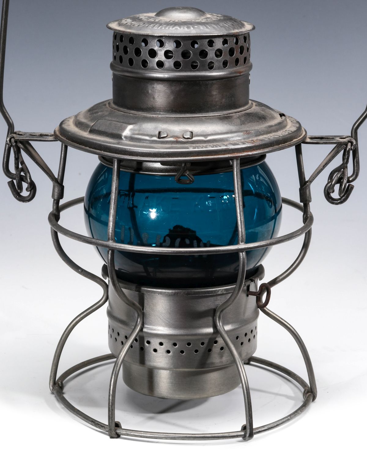 DENVER & RIO GRANDE WESTERN R.R. GREEN GLOBE LANTERN