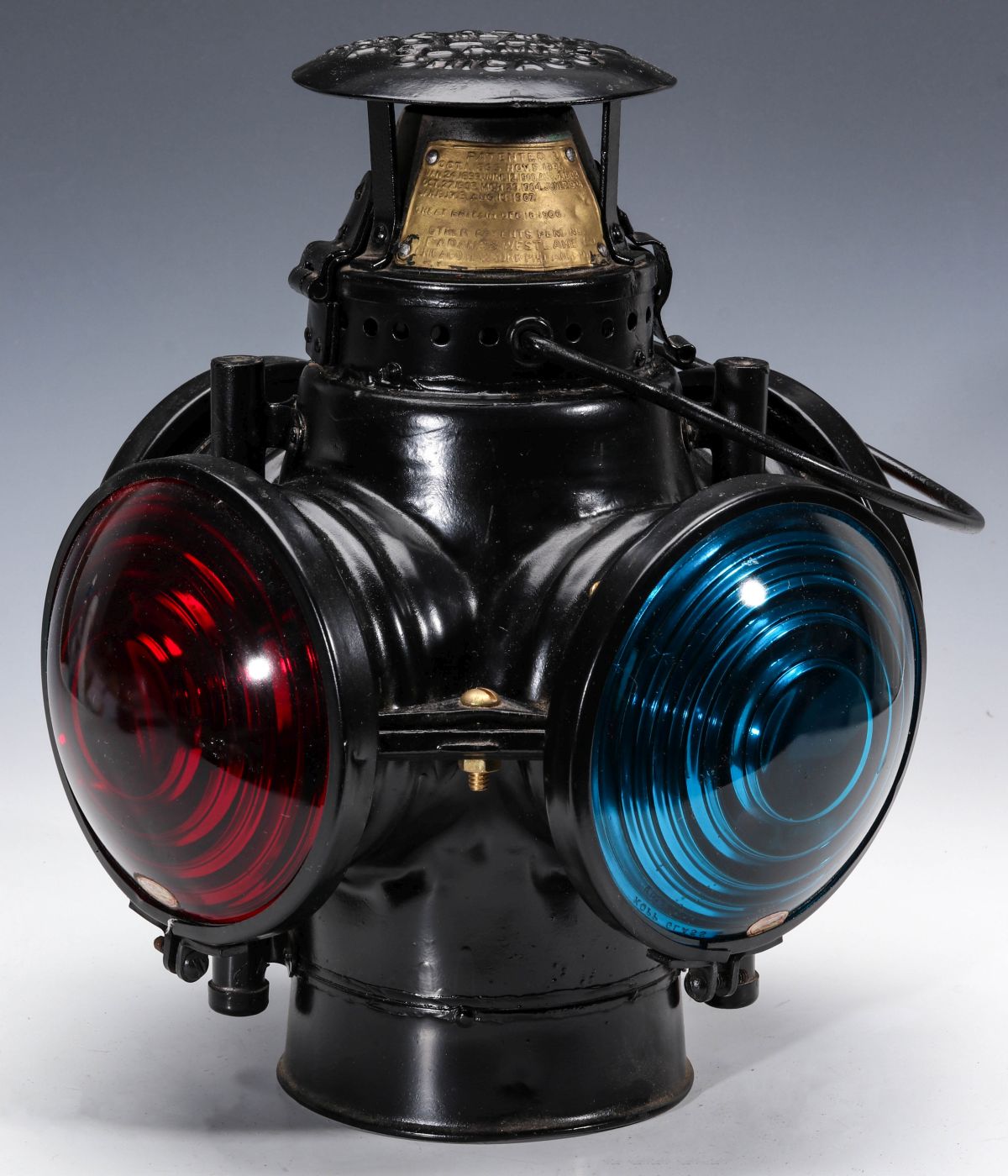 AN ADAMS & WESTLAKE SWITCH LAMP CIRCA 1907