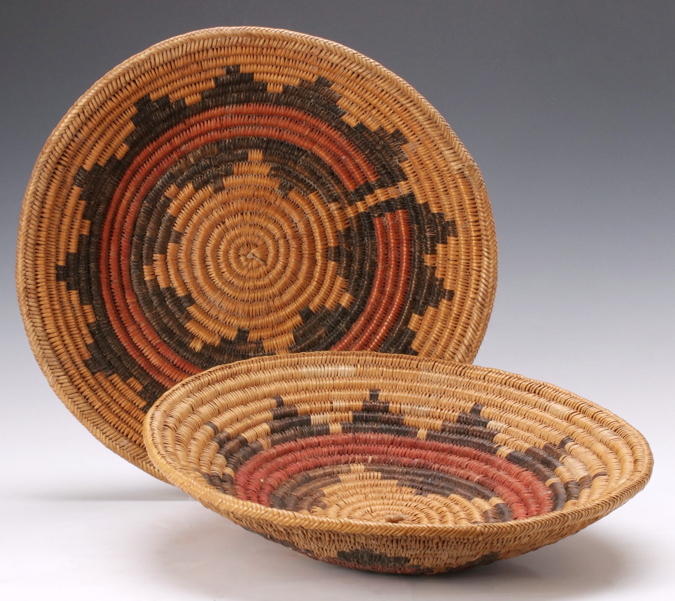 TWO NICE NAVAJO WEDDING BASKETS