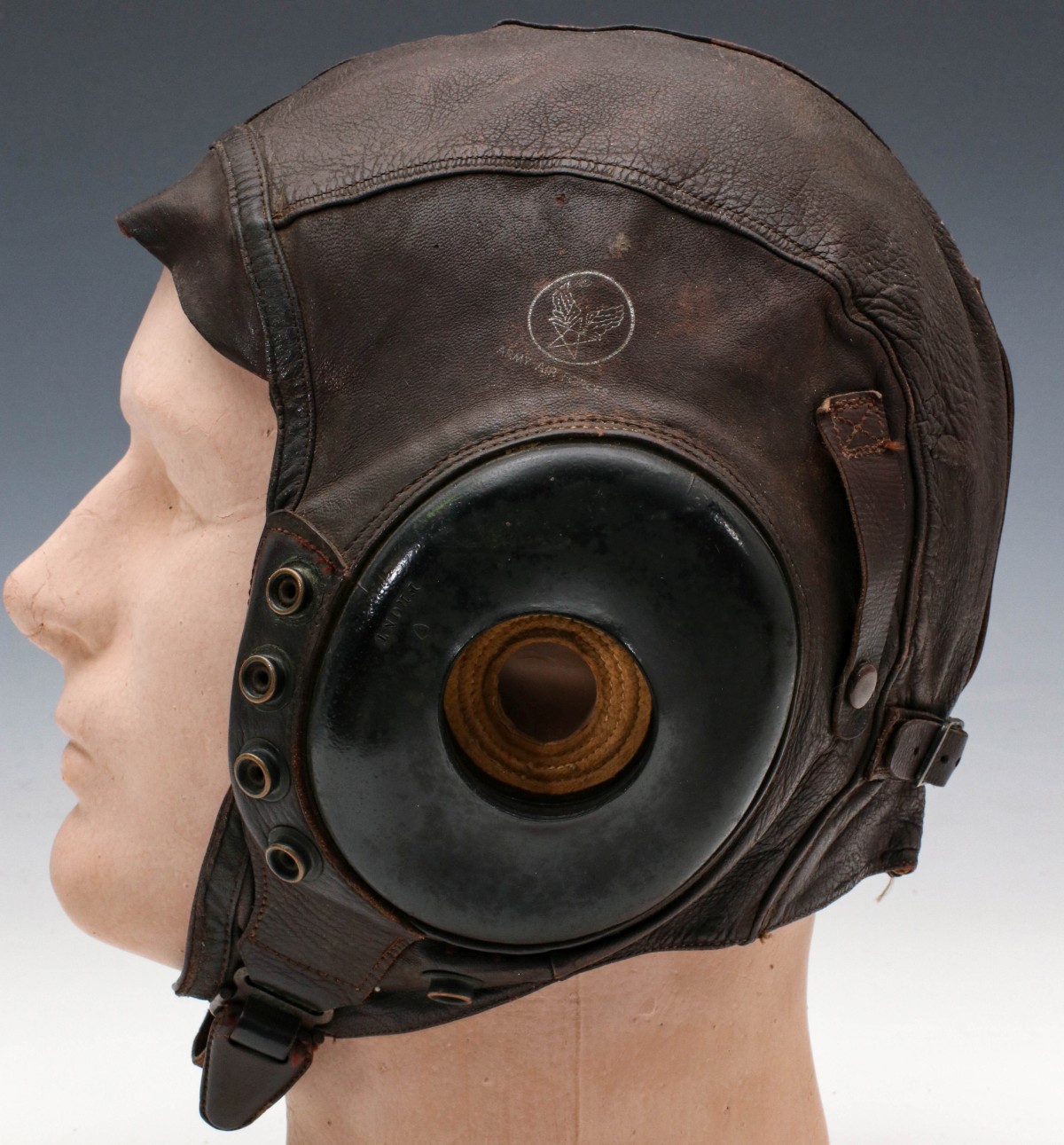 A USAAF A-11 LEATHER FLIGHT HELMET