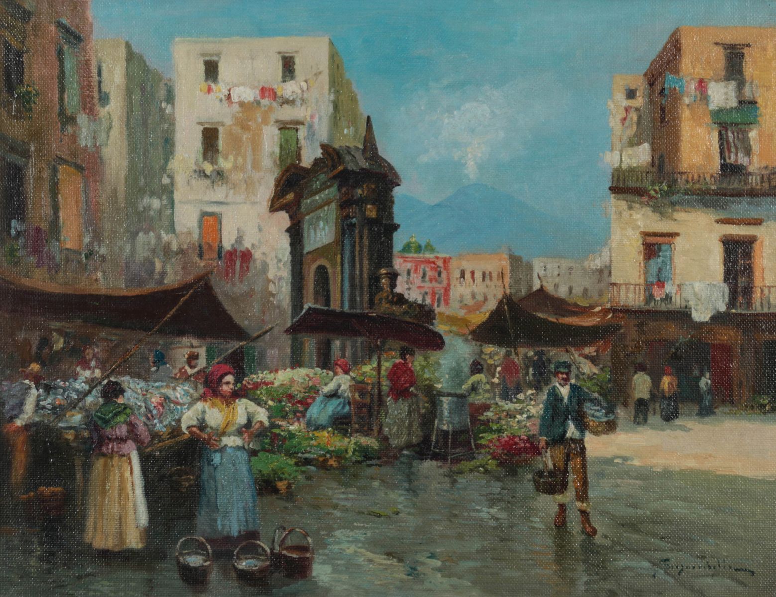 AN EARLY 20TH CENTURY ITALIAN SCHOOL PAINTING