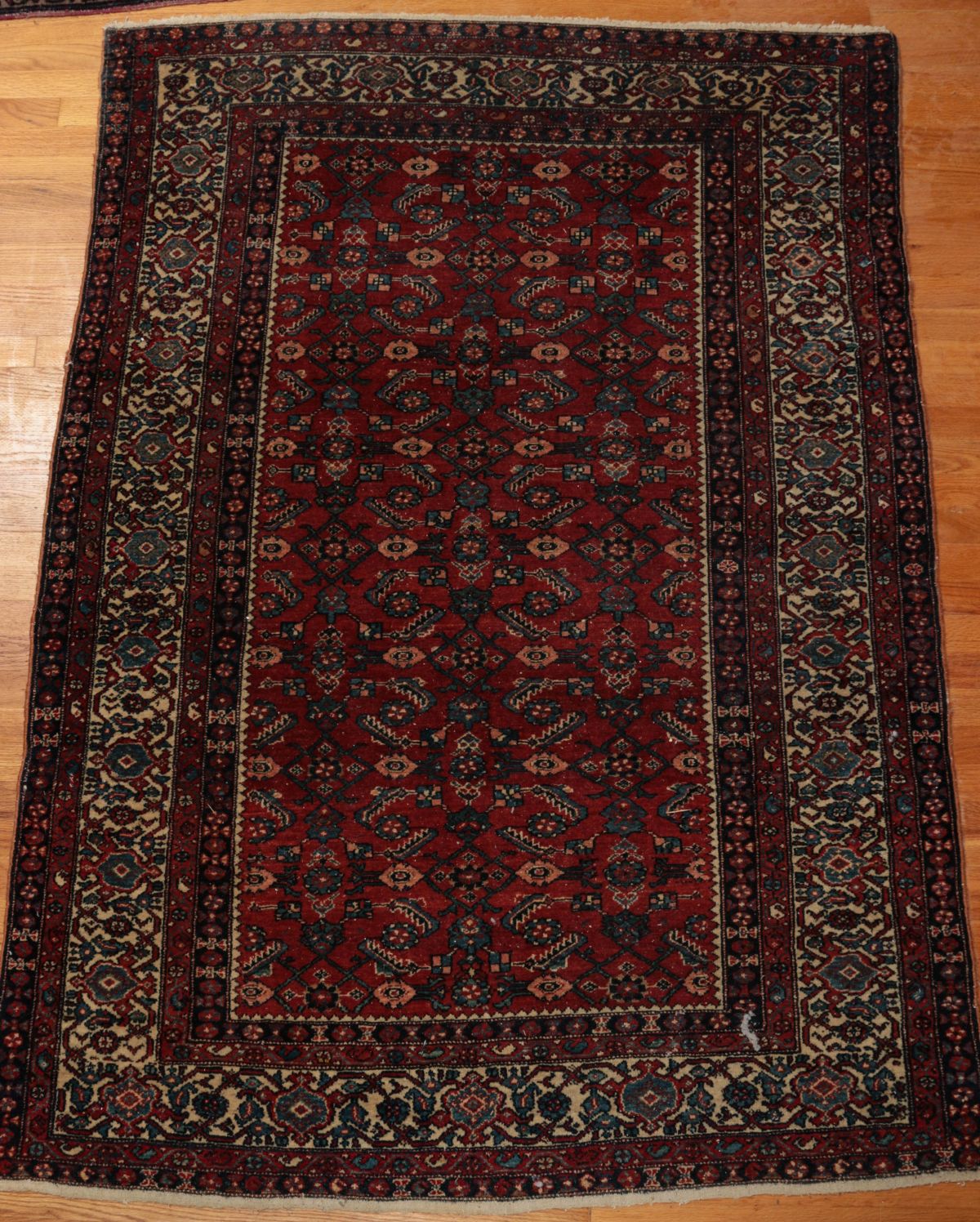 A HAND MADE PERSIAN RUG, SECOND QUARTER OF 20TH CENTURY