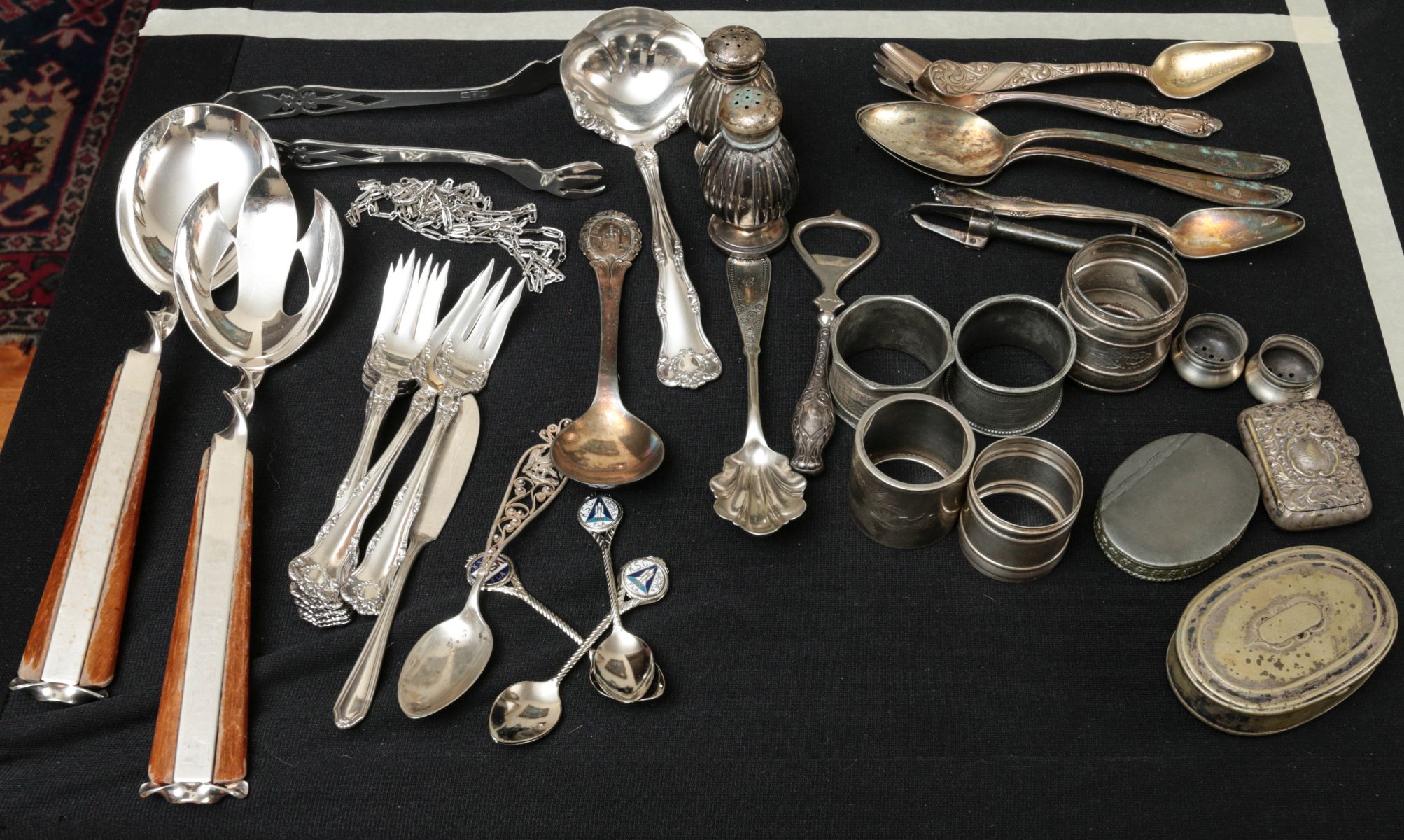 ANTIQUE AND OTHER SILVER PLATED OBJECTS