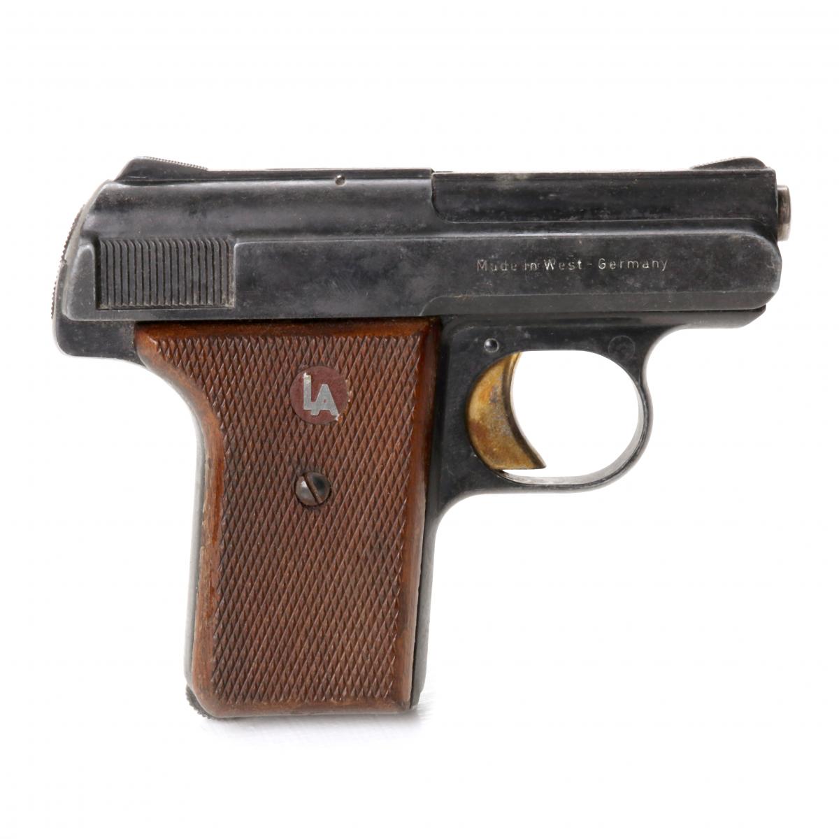 A RECK .25 CALIBER LA FURY SEMI AUTO POCKET PISTOL