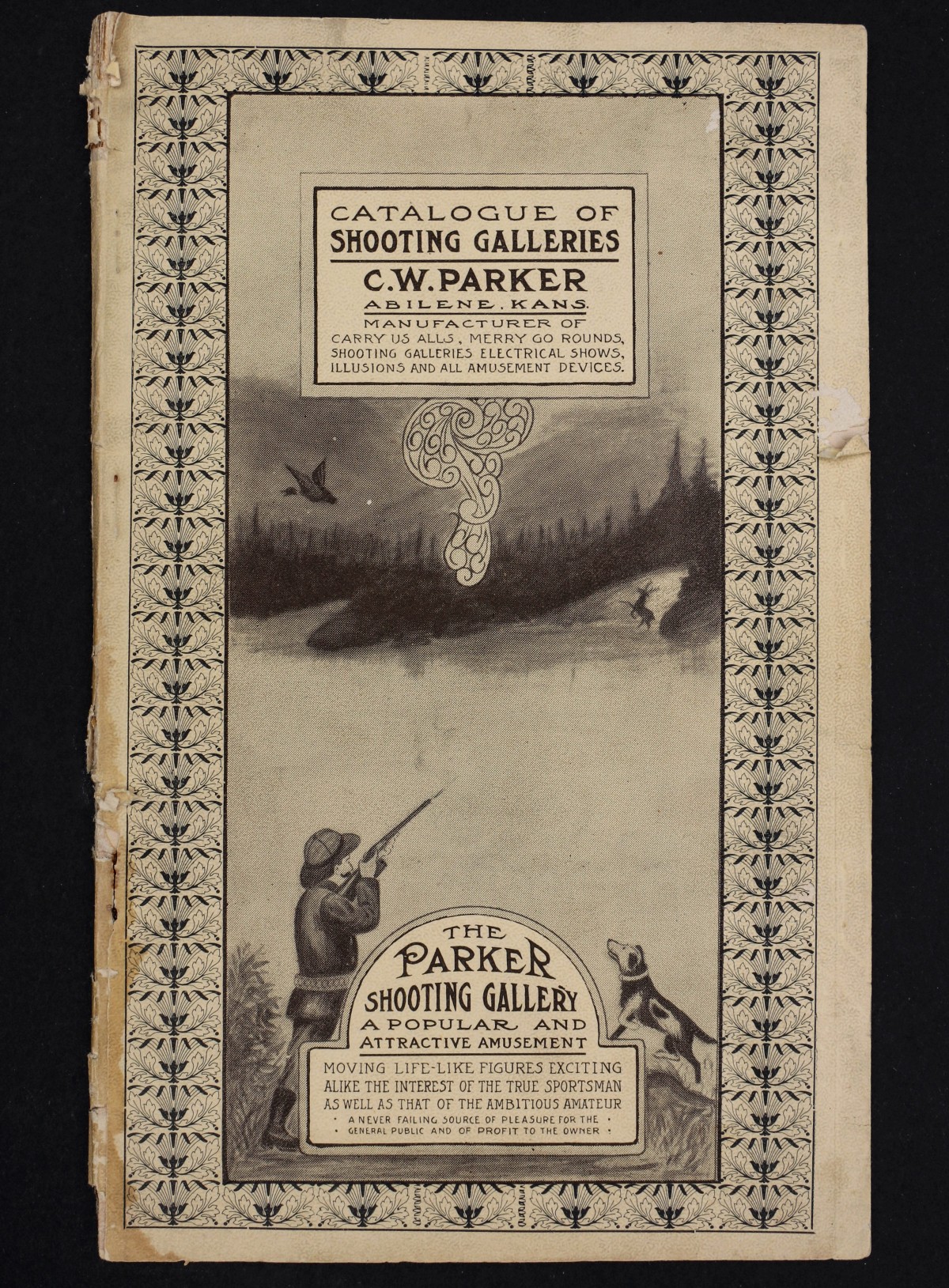 C.W. PARKER 'CATALOGUE OF SHOOTING GALLERIES,' C. 1910