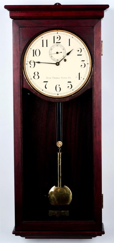 SETH THOMAS ONE WEIGHT REGULATOR NO. 4 WALL CLOCK 