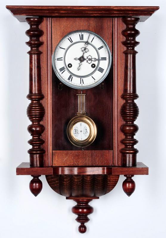 A CIRCA 1900 RA PENDULUM BOX REGULATOR