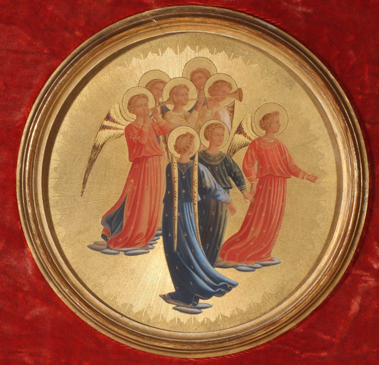 AN OIL ON PANEL HOMAGE TO FRA ANGELICO