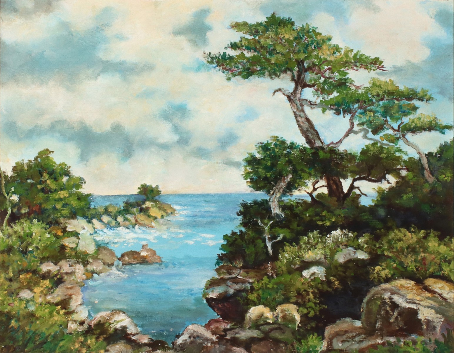 OIL ON CANVAS ATTRIBUTED 'OTIS SANDERS'