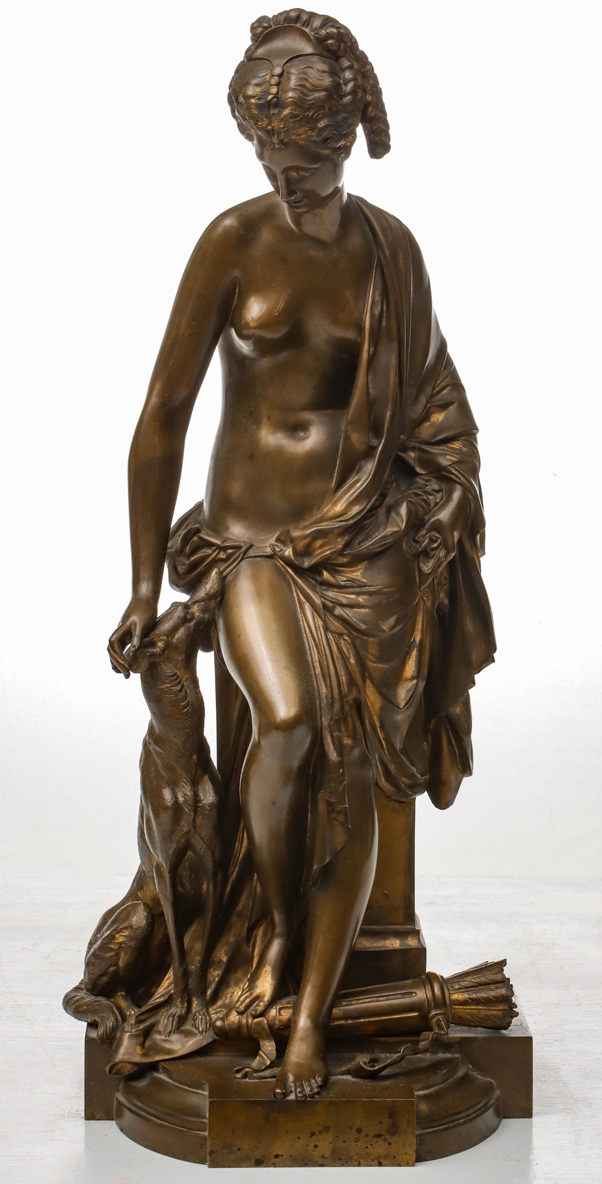 ALBERT ERNEST CARRIER (1824 - 1887) BRONZE SCULPTURE