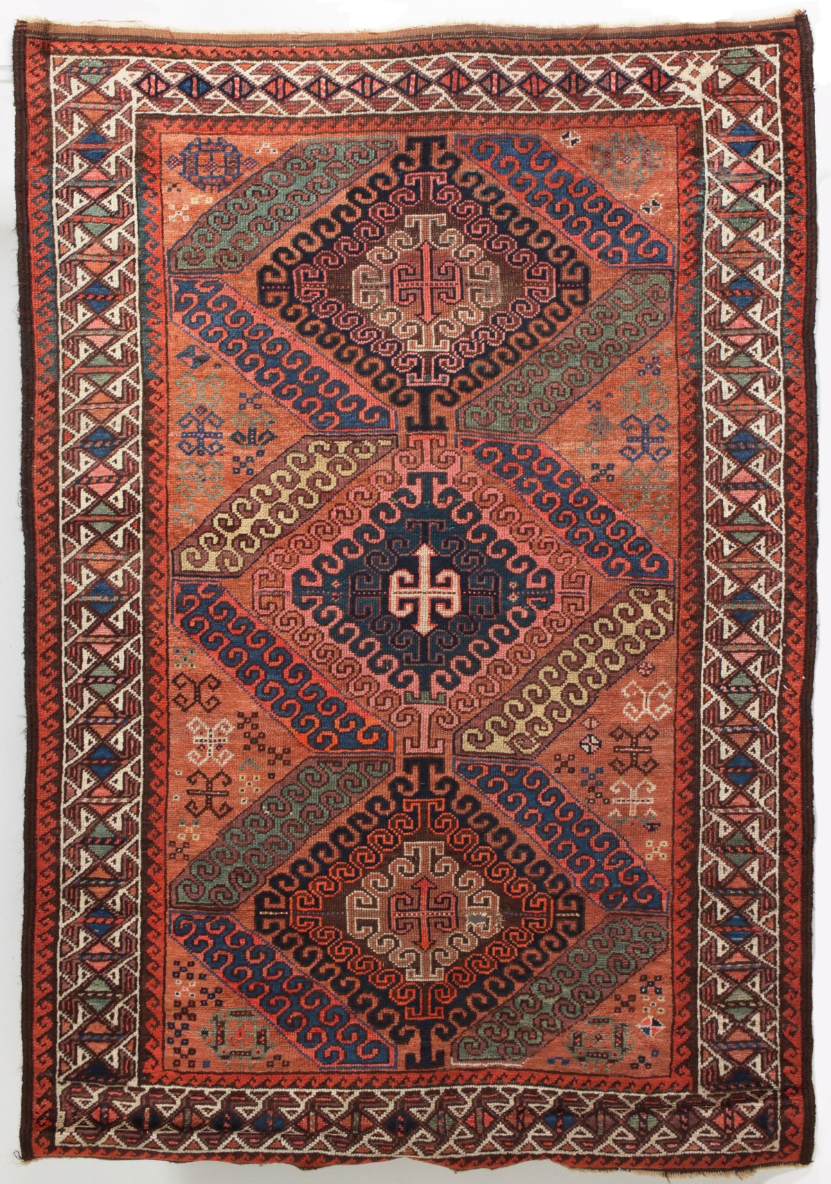 AN UNUSUAL 19TH CENTURY MUSHWANI BALOUCH RUG