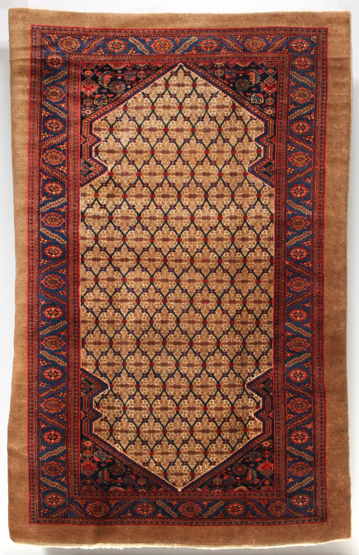 AN ANTIQUE NORTHWEST PERSIAN KURDISH RUG
