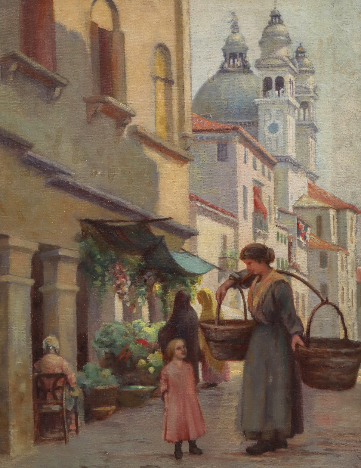 CLARENCE LAVERNE BUTLER (1850-1924) OIL ON CANVAS