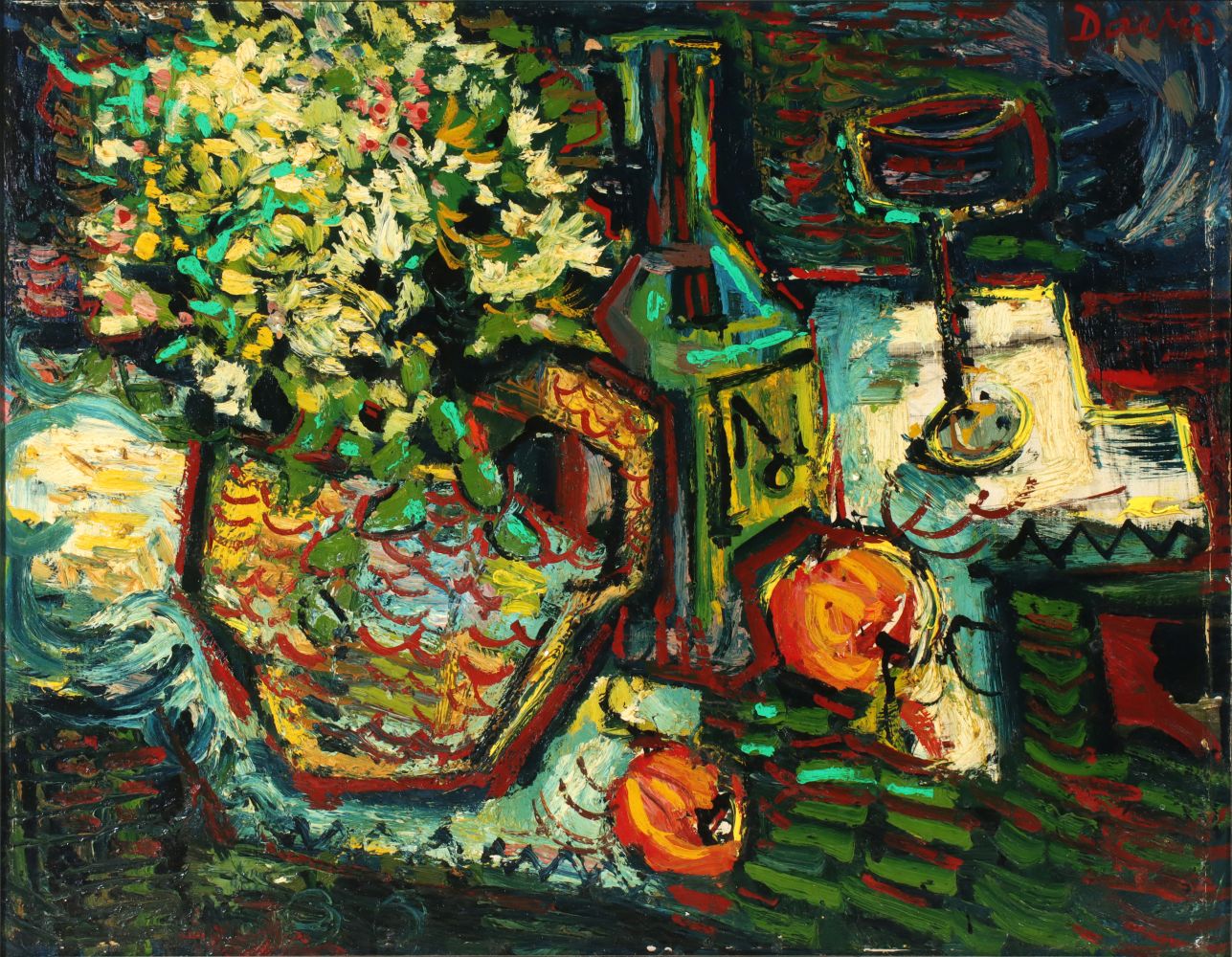 JAMES G. DAVIS (BORN 1931) OIL ON PANEL