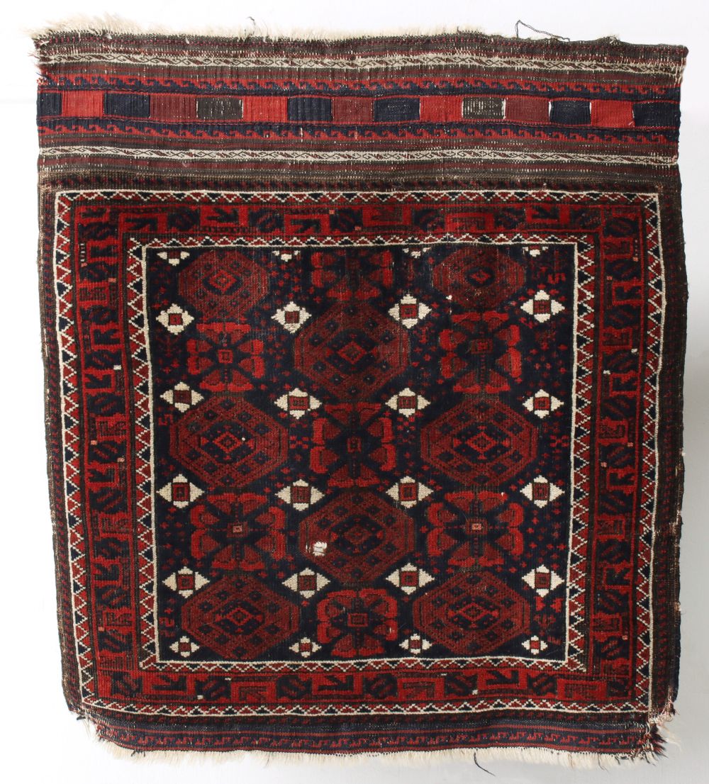 AN ANTIQUE BALOUCH KHORJAN BAG FACE
