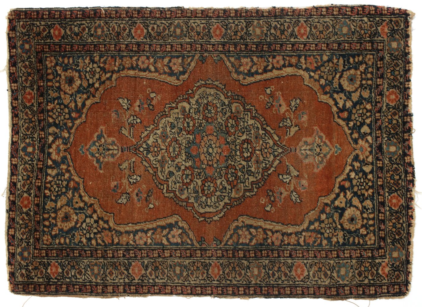 AN ANTIQUE NORTHWEST PERSIAN TABRIZ MAT