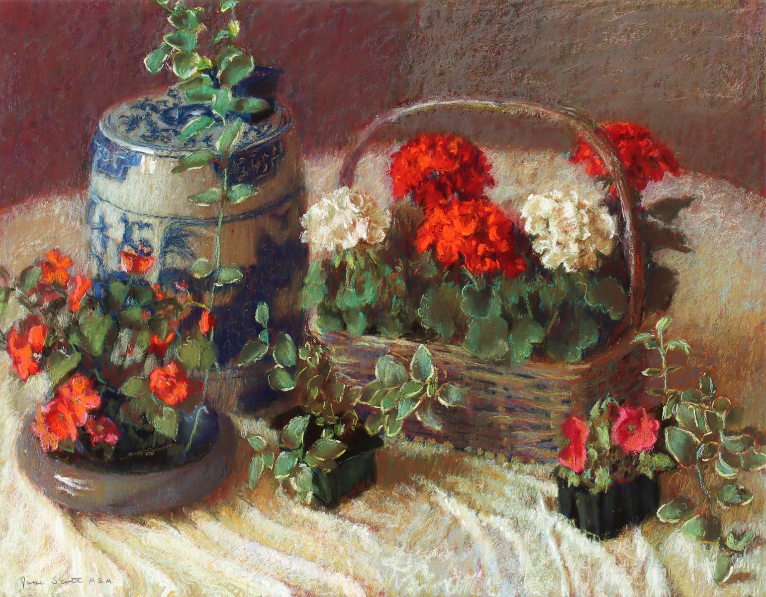JANE LOUISE UREN SCOTT (1918-2011) PASTEL ON PAPER