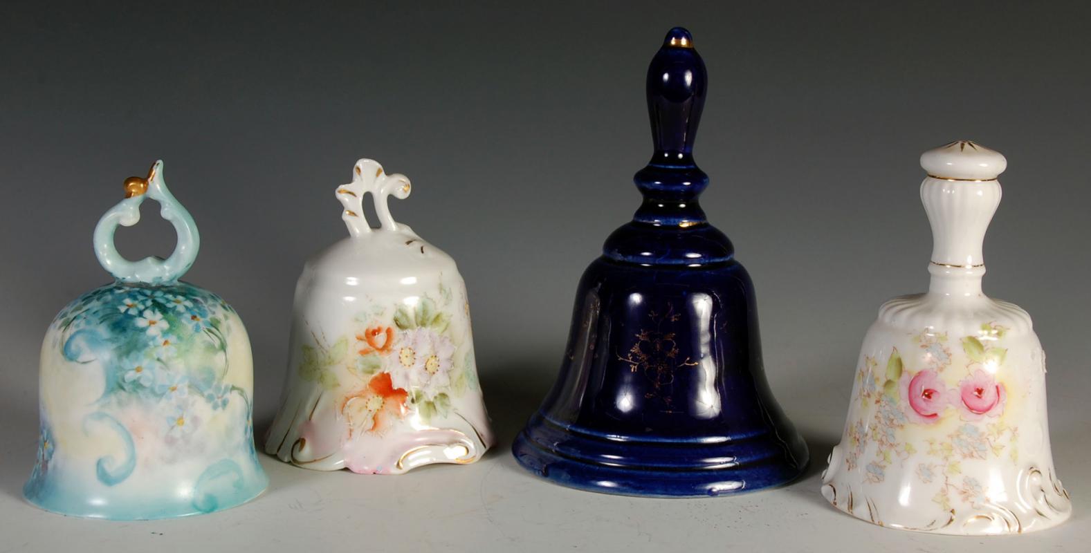 CIRCA 1900 GERMAN PORCELAIN BELLS