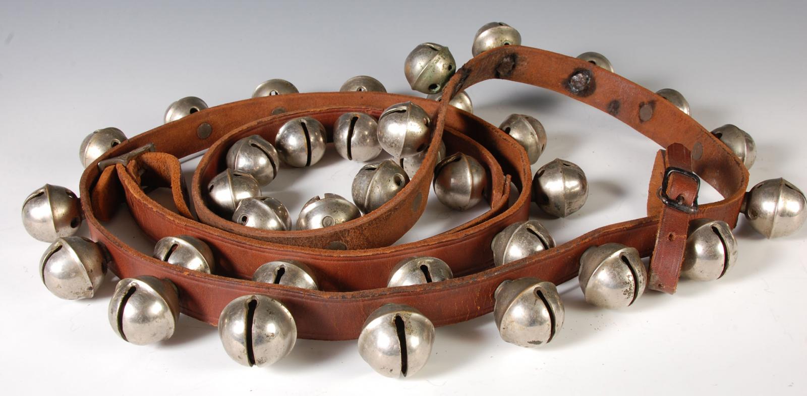 ANTIQUE STRAND OF SLEIGH BELLS